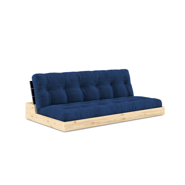 Karup Design Untergestell (Schlafsofa) Naturholz/Nachtschwarz/Königsblau – 137402517