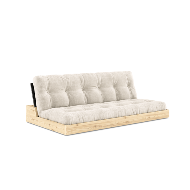 Karup Design Base divano (letto) legno naturale/nero notte/avorio - 137402510