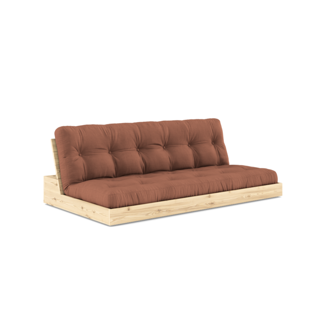 Karup Design Base (para dormir) sofá madera natural/marrón arcilla - 137101759