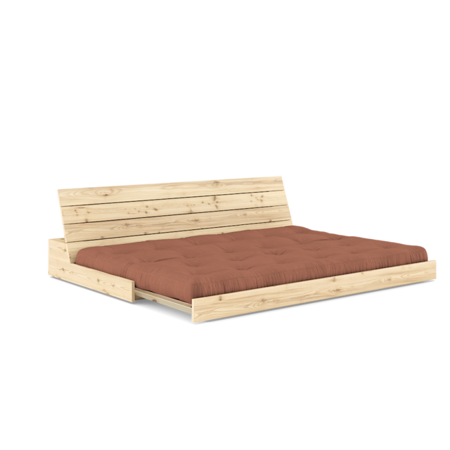 Karup Design Base (para dormir) sofá madera natural/marrón arcilla - 137101759