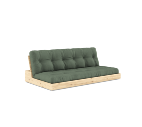 Karup Design Base (couchage) canapé bois naturel/vert olive Karup Design Base (couchage) canapé bois naturel/vert olive