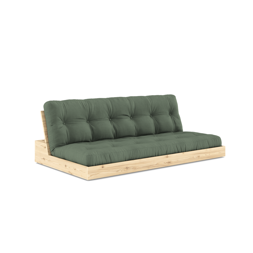 Karup Design Untergestell (Schlafsofa) Naturholz/Olivgrün – 137101756