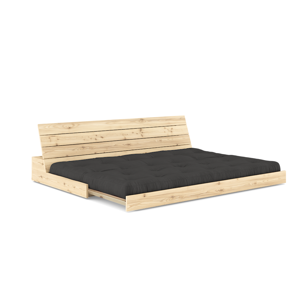 Karup Design Base (bed) sofa natural wood/dark gray - 137101734 Karup Design Base (bed) sofa natural wood/dark gray - 137101734