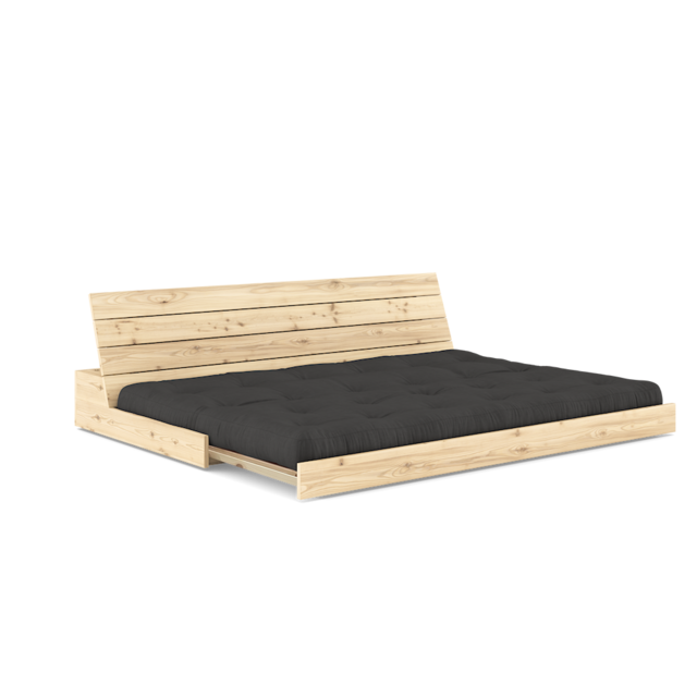 Karup Design Base (bed) sofa natural wood/dark gray - 137101734 Karup Design Base (bed) sofa natural wood/dark gray - 137101734