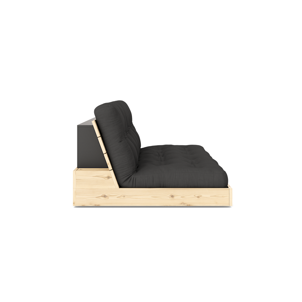 Karup Design Base (bed) sofa natural wood/dark gray - 137101734 Karup Design Base (bed) sofa natural wood/dark gray - 137101734