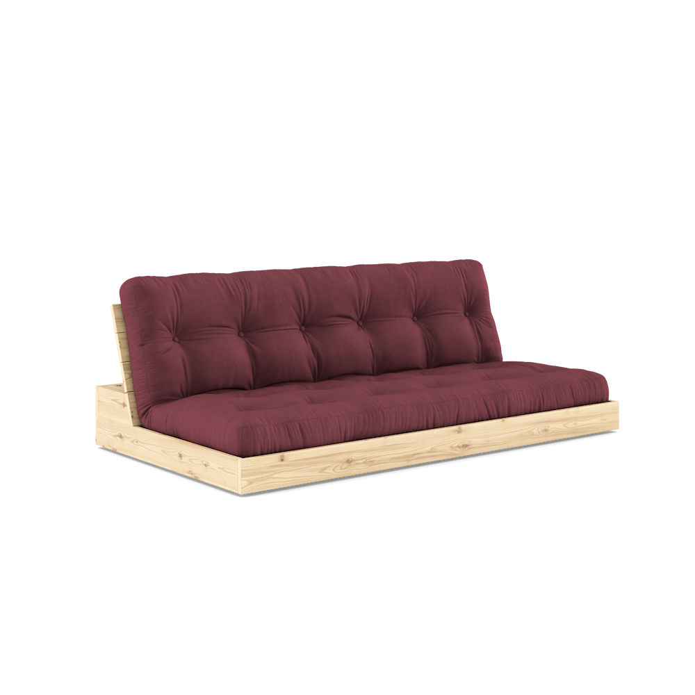Karup Design Untergestell (Schlafsofa) Naturholz/Burgund – 137101710