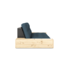 Karup Design Bas (sov) soffa naturträ/svart natt/bensinblå med sidoboxar - 1374027574 Karup Design Bas (sov) soffa naturträ/svart natt/bensinblå med sidoboxar - 1374027574