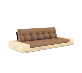 Karup Design Base (couchage) canapé bois naturel/noir nuit/moka avec caissons latéraux Karup Design Base (couchage) canapé bois naturel/noir nuit/moka avec caissons latéraux