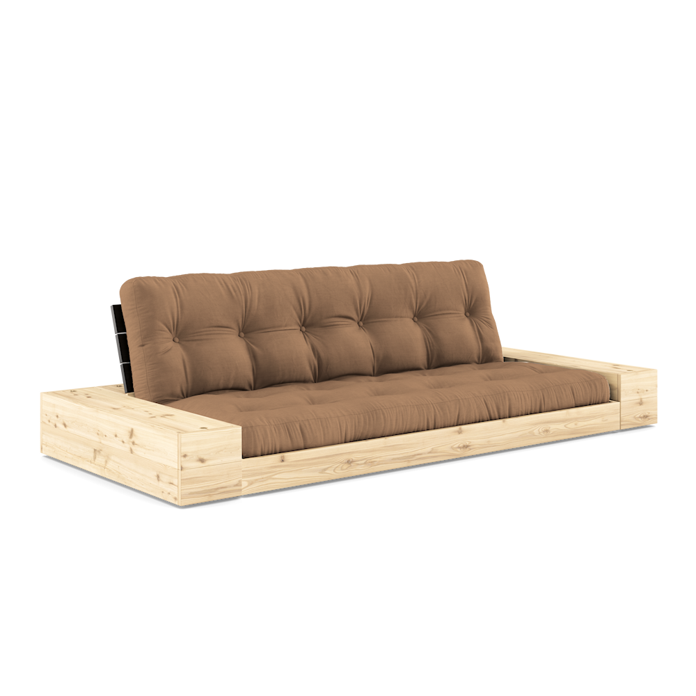 Karup Design Untergestell (Schlafsofa) Naturholz/Nachtschwarz/Mokka mit Seitenkästen – 1374027554