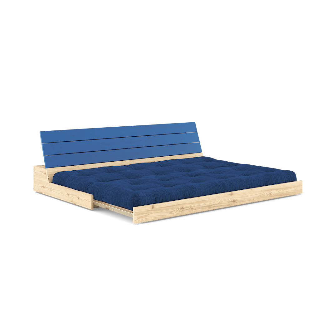 Karup Design Base (sleeping) couch natural wood/cobalt blue/royal blue - 137401517 Karup Design Base (sleeping) couch natural wood/cobalt blue/royal blue - 137401517