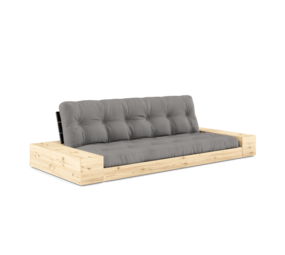 Karup Design Base (couchage) canapé bois naturel/noir nuit/gris avec caissons latéraux Karup Design Base (couchage) canapé bois naturel/noir nuit/gris avec caissons latéraux