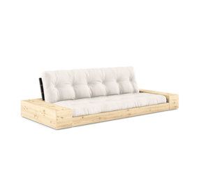Karup Design Base (couchage) canapé bois naturel/noir nuit/naturel avec caissons latéraux Karup Design Base (couchage) canapé bois naturel/noir nuit/naturel avec caissons latéraux