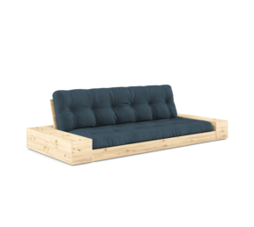 Karup Design Bas (sov)soffa naturträ/bensinblå med sidoboxar Karup Design Bas (sov)soffa naturträ/bensinblå med sidoboxar