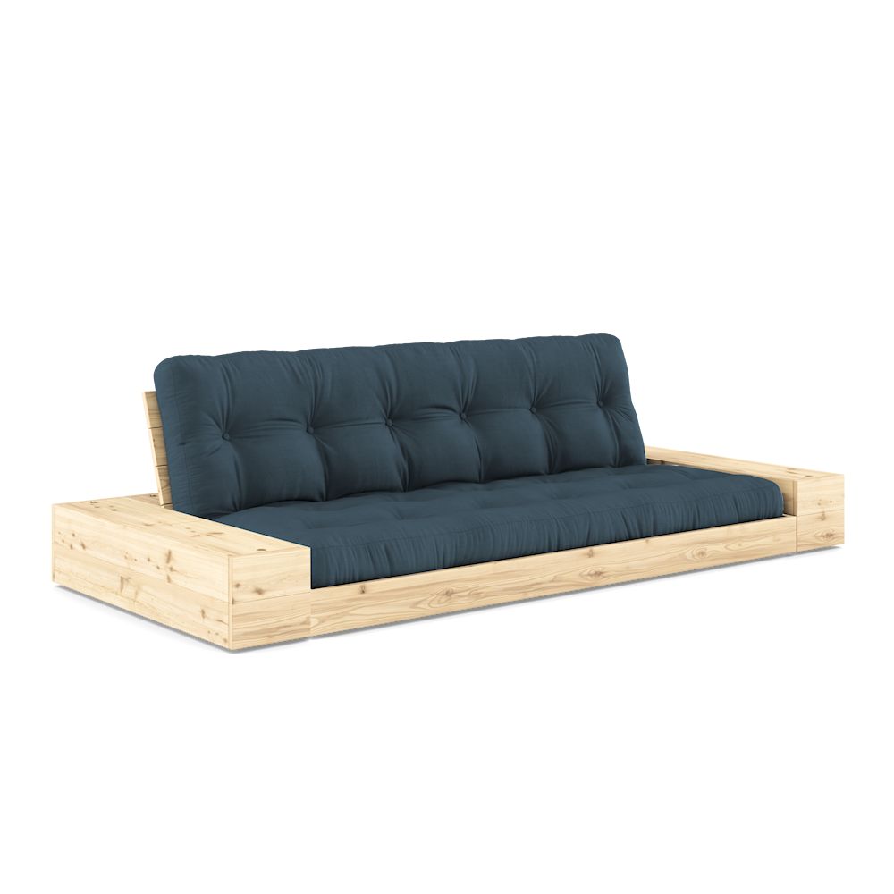 Karup Design Untergestell (Schlafsofa) Naturholz/Petrolblau mit Seitenkästen – 1371017574