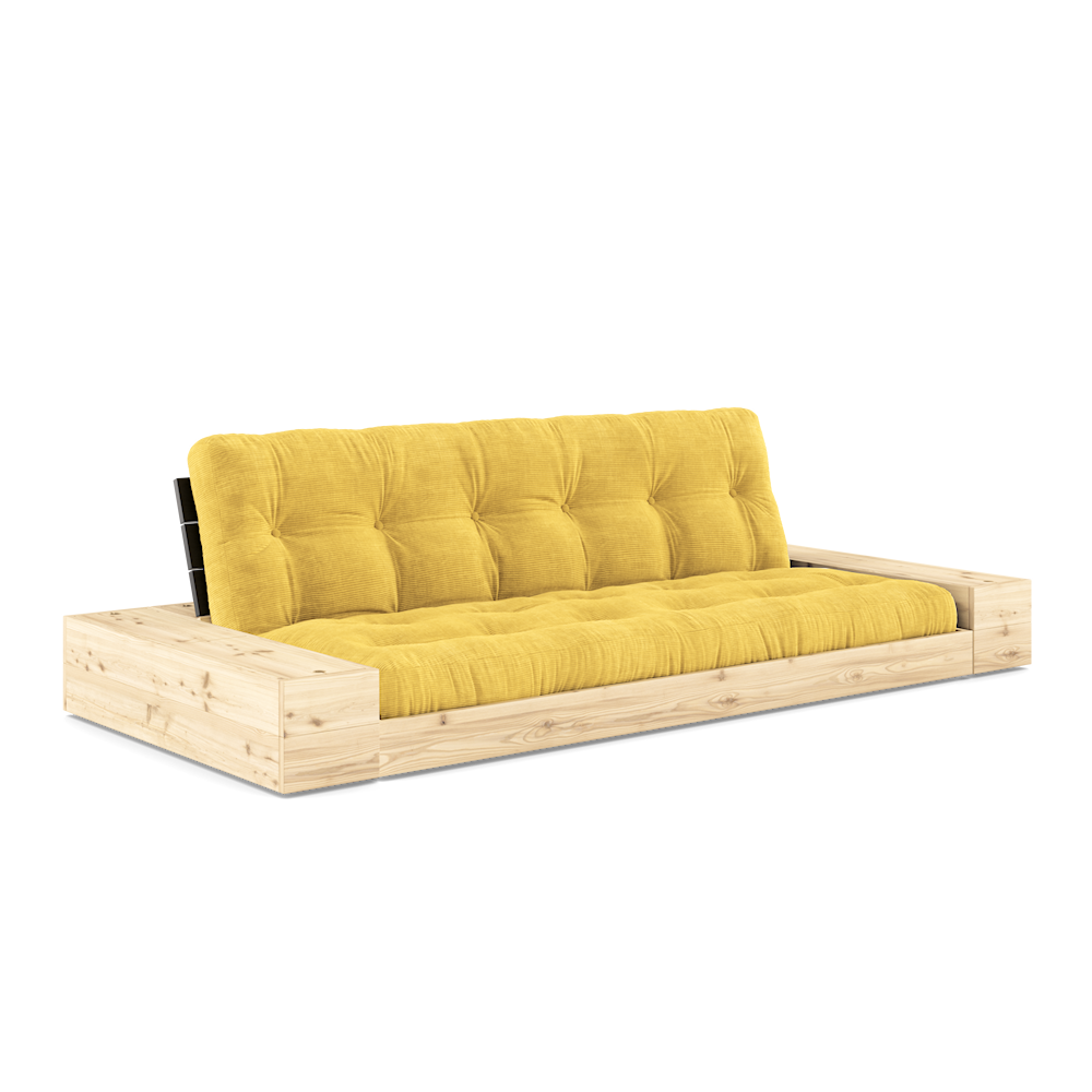 Karup Design Untergestell (Schlafsofa) Naturholz/Nachtschwarz/Honig mit Seitenkästen – 1374025144
