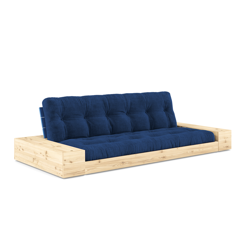 Karup Design Untergestell (Schlafsofa) Naturholz/Kobaltblau/Königsblau mit Seitenkästen – 1374015174