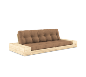 Karup Design Base (couchage) canapé bois naturel/moka avec caissons latéraux Karup Design Base (couchage) canapé bois naturel/moka avec caissons latéraux