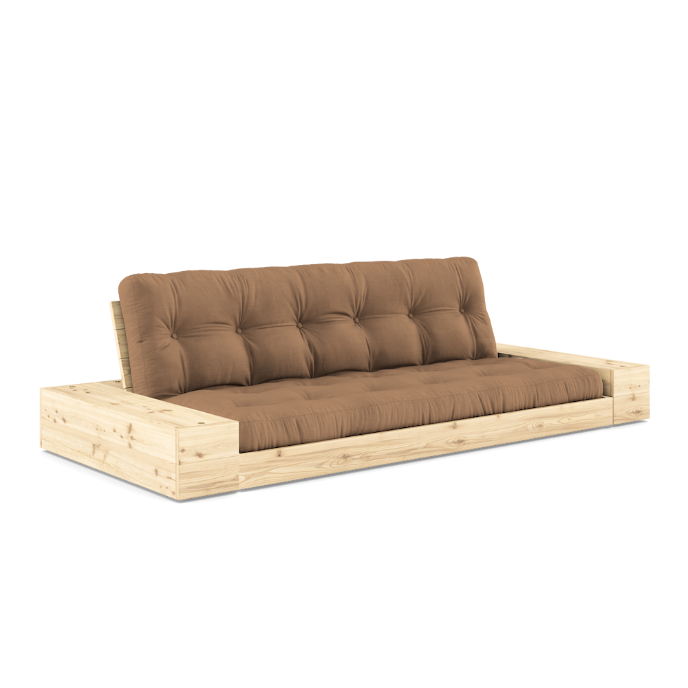 Karup Design Untergestell (Schlafsofa) Naturholz/Mokka mit Seitenkästen – 1371017554