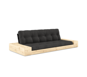 Karup Design Base (couchage) canapé bois naturel/noir nuit/gris foncé avec caissons latéraux Karup Design Base (couchage) canapé bois naturel/noir nuit/gris foncé avec caissons latéraux