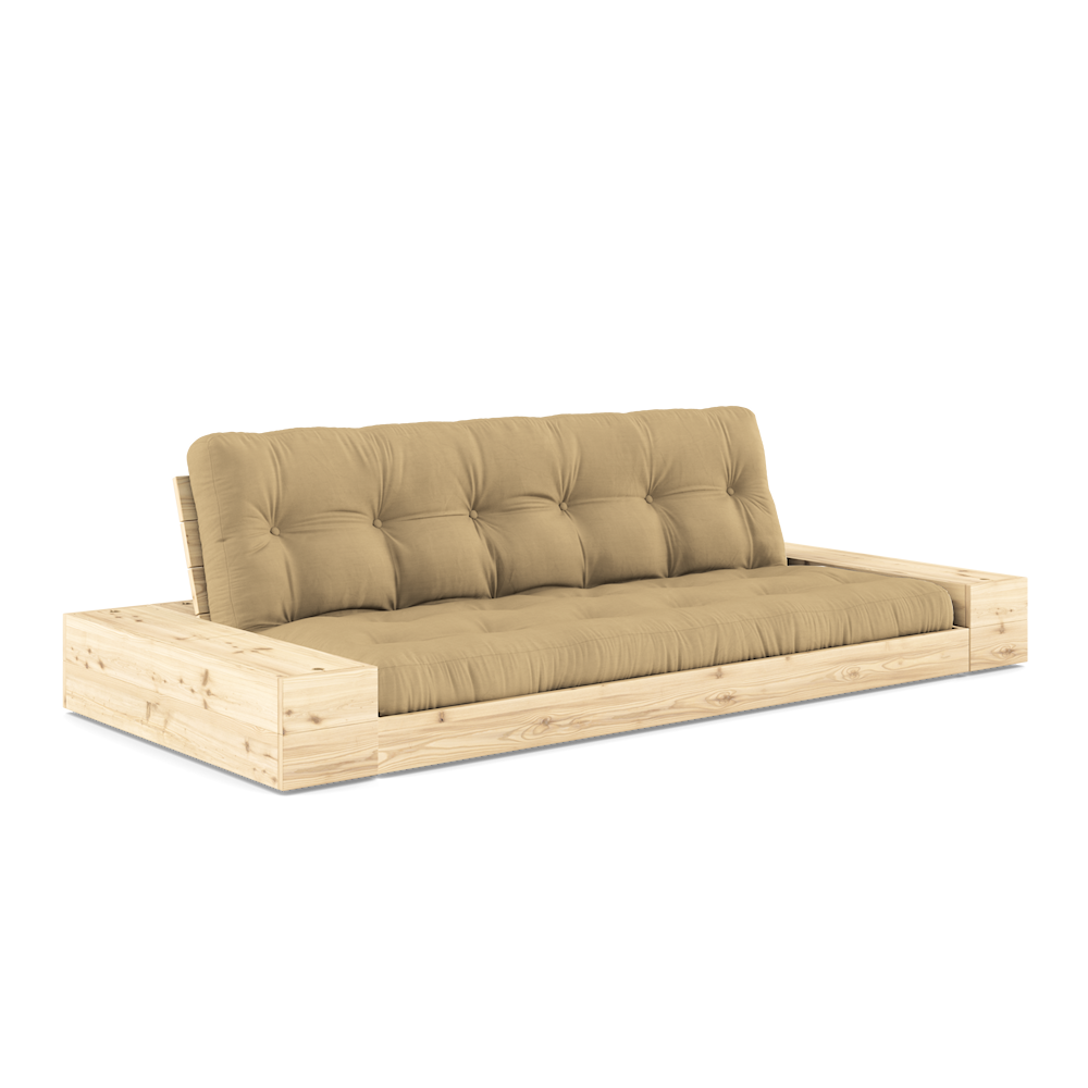 Karup Design Untergestell (Schlafsofa) Naturholz/Weizenbeige mit Seitenkästen – 1371017584