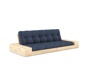 Karup Design Base (couchage) canapé bois naturel/marine avec caissons latéraux Karup Design Base (couchage) canapé bois naturel/marine avec caissons latéraux