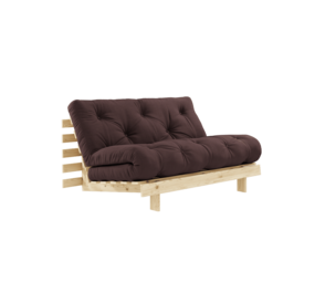 Karup Design Roots 140 (sove) sofa rå/brun Karup Design Roots 140 (sove) sofa rå/brun