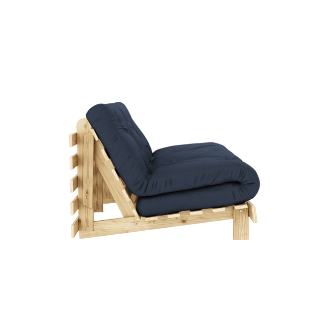 Karup Design Roots 160 (sove) sofa rå/marineblå - 123100737160