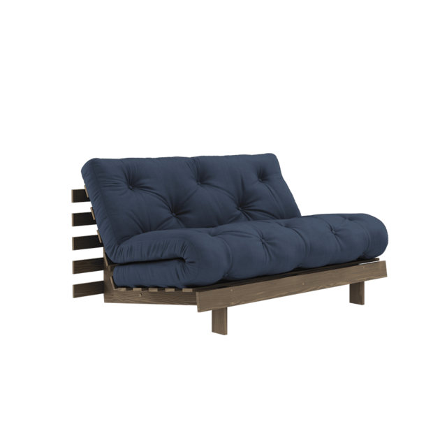 Karup Design Roots 140 (slaap)bank carob brown/navy - 123106737140