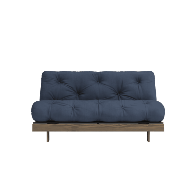 Karup Design Roots 160 (sleeping) sofa carob brown/navy - 123106737160