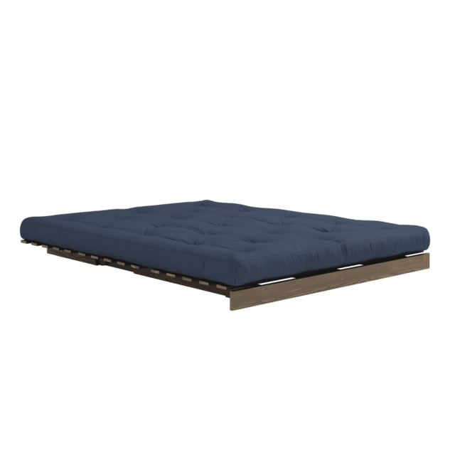 Karup Design Roots 160 (sleeping) sofa carob brown/navy - 123106737160