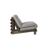 Karup Design Roots 90 (sleeping) armchair carob brown/grey - 123106746090 Karup Design Roots 90 (sleeping) armchair carob brown/grey - 123106746090