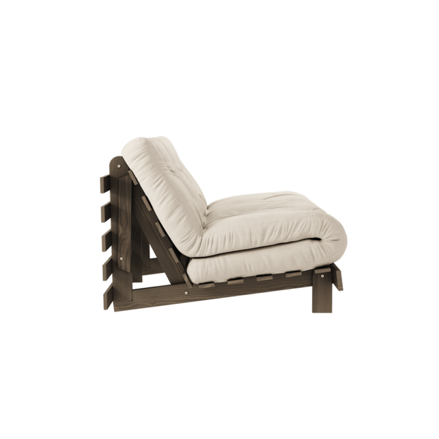 Karup Design Roots 140 (sove) sofa carob brun/beige - 123106747140