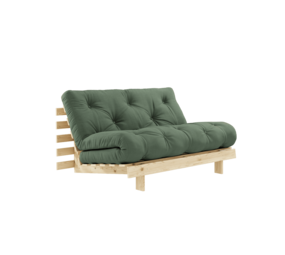 Karup Design Sofa Roots 140 (Schlafsofa) roh/olivgrün Karup Design Sofa Roots 140 (Schlafsofa) roh/olivgrün