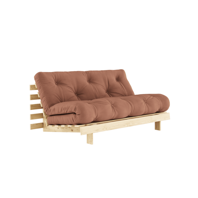 Karup Design Roots 160 (sove) sofa rå/lerbrun - 123100759160 Karup Design Roots 160 (sove) sofa rå/lerbrun - 123100759160
