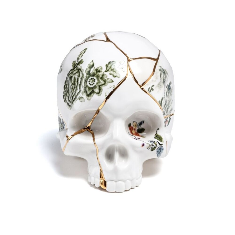 Seletti Oggetto decorativo Kintsugi Skull - 09943