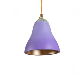 Seletti Lampe suspendue aubergine vitaminée Seletti Lampe suspendue aubergine vitaminée