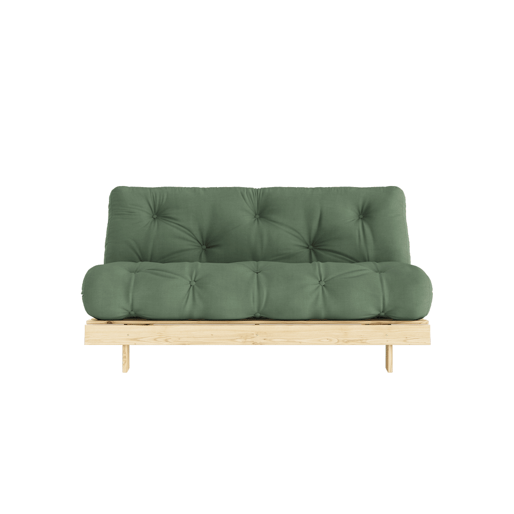 Karup Design Roots 160 (sov) soffa rå/olivgrön - 123100756160 Karup Design Roots 160 (sov) soffa rå/olivgrön - 123100756160