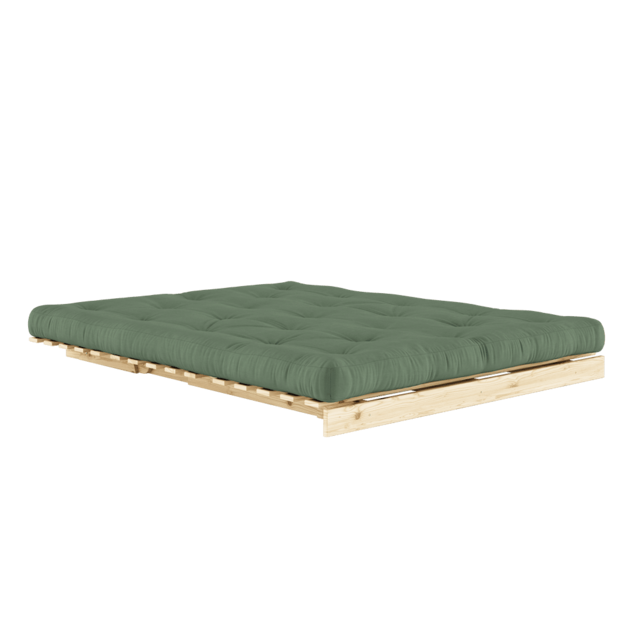 Karup Design Canapé Roots 160 (couchage) écru/vert olive - 123100756160
