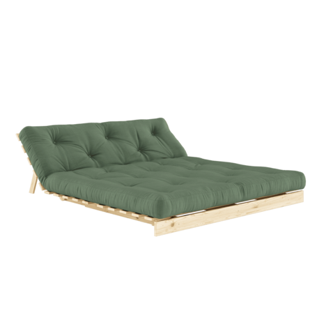 Karup Design Roots 160 (sov) soffa rå/olivgrön - 123100756160 Karup Design Roots 160 (sov) soffa rå/olivgrön - 123100756160