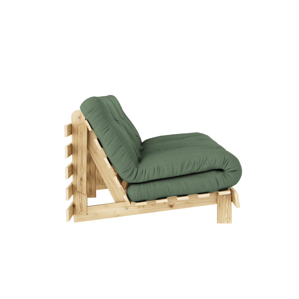 Karup Design Roots 160 (sov) soffa rå/olivgrön - 123100756160 Karup Design Roots 160 (sov) soffa rå/olivgrön - 123100756160