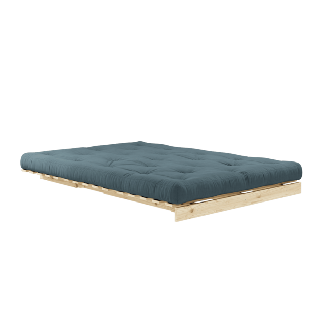Karup Design Sofá Roots 140 (dormir) crudo/azul petróleo - 123100757140