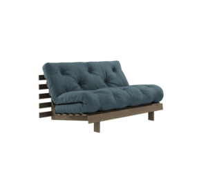 Karup Design Canapé Roots 140 (couchage) marron caroube/bleu pétrole Karup Design Canapé Roots 140 (couchage) marron caroube/bleu pétrole