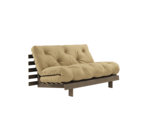 Karup Design Canapé Roots 140 (couchage) marron caroube/beige blé Karup Design Canapé Roots 140 (couchage) marron caroube/beige blé