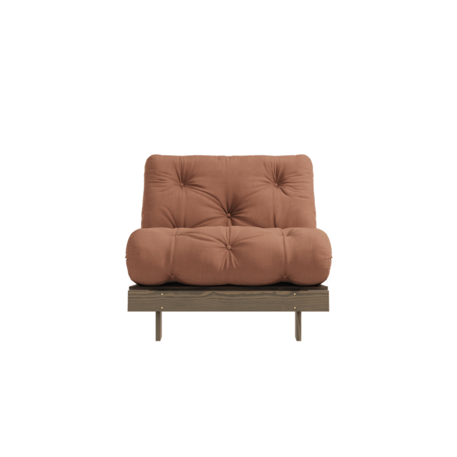 Karup Design Poltroncina Roots 90 (letto) marrone carruba/marrone argilla - 123106759090