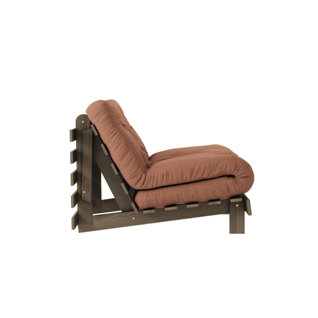 Karup Design Poltroncina Roots 90 (letto) marrone carruba/marrone argilla - 123106759090