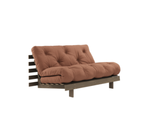 Karup Design Canapé Roots 140 (couchage) marron caroube/marron argile Karup Design Canapé Roots 140 (couchage) marron caroube/marron argile