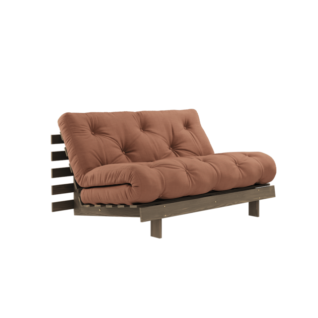 Karup Design Roots 140 (sleeping) sofa carob brown/clay brown - 123106759140