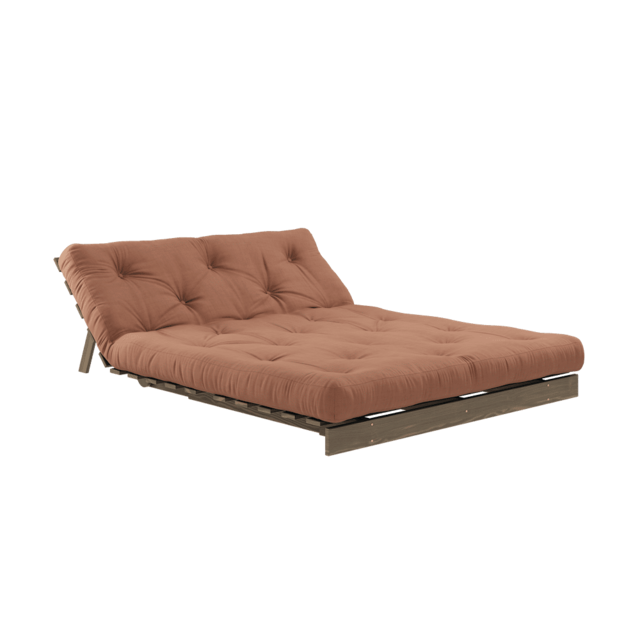 Karup Design Roots 140 (sleeping) sofa carob brown/clay brown - 123106759140