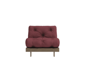 Karup Design Roots 90 (slaap)fauteuil carob brown/bordeaux Karup Design Roots 90 (slaap)fauteuil carob brown/bordeaux