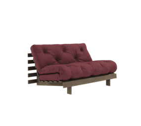 Karup Design Canapé Roots 140 (couchage) marron caroube/bordeaux Karup Design Canapé Roots 140 (couchage) marron caroube/bordeaux